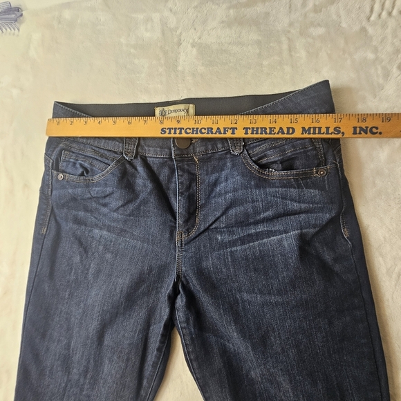 Democracy Jeans Absolution Skinny Women’s 14 Dark Wash - Picture 2 of 12